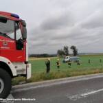 Milchsammelwagen aus Feld geborgen