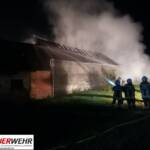 FF Oberpullendorf: Gebäudebrand in Kroatisch Geresdorf