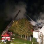 Gebäudebrand in Kroatisch Geresdorf