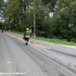 Beseitigung einer Ölspur