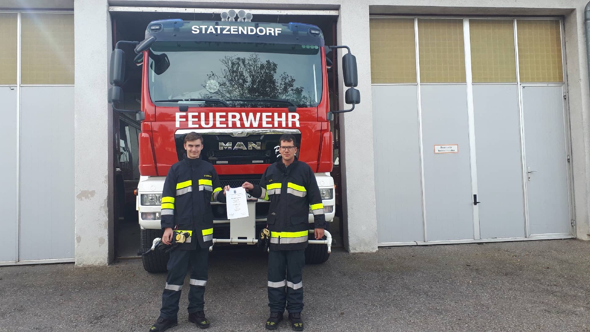 FF Statzendorf: Basisausbildung erfolgreich absolviert