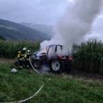 Traktorbrand am Treffenboden