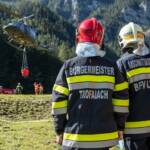 Feuerwehr Flugdienstübung in Trofaiach