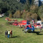 Feuerwehr Flugdienstübung in Trofaiach
