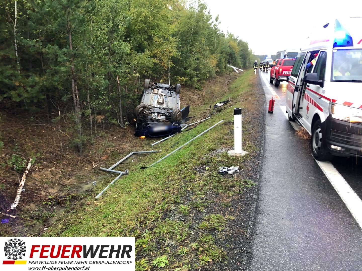 FF Oberpullendorf: Zweifacher Verkehrsunfall auf der S31