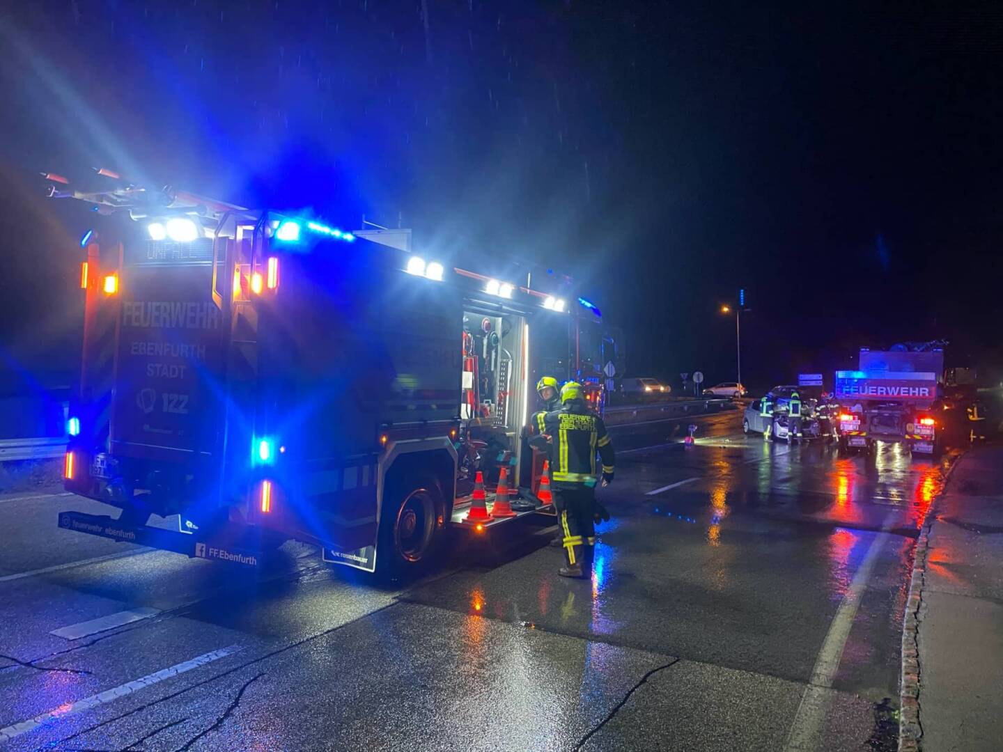 FF Ebenfurth: Auffahrunfall endet glimpflich