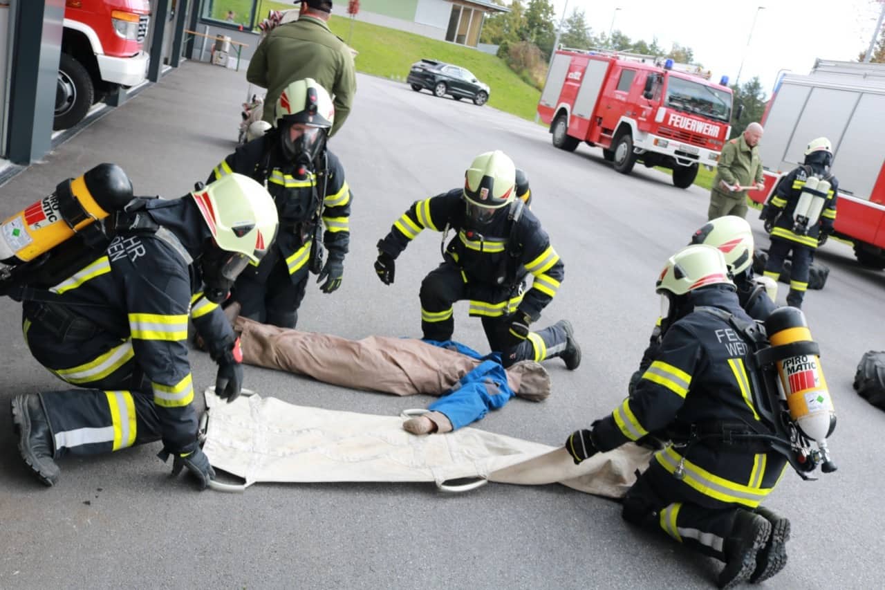 AFK Pregarten: Atemschutzgeräteträger-Ausbildung des Bezirks