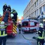 Menschenrettung aus 3. Obergeschoss