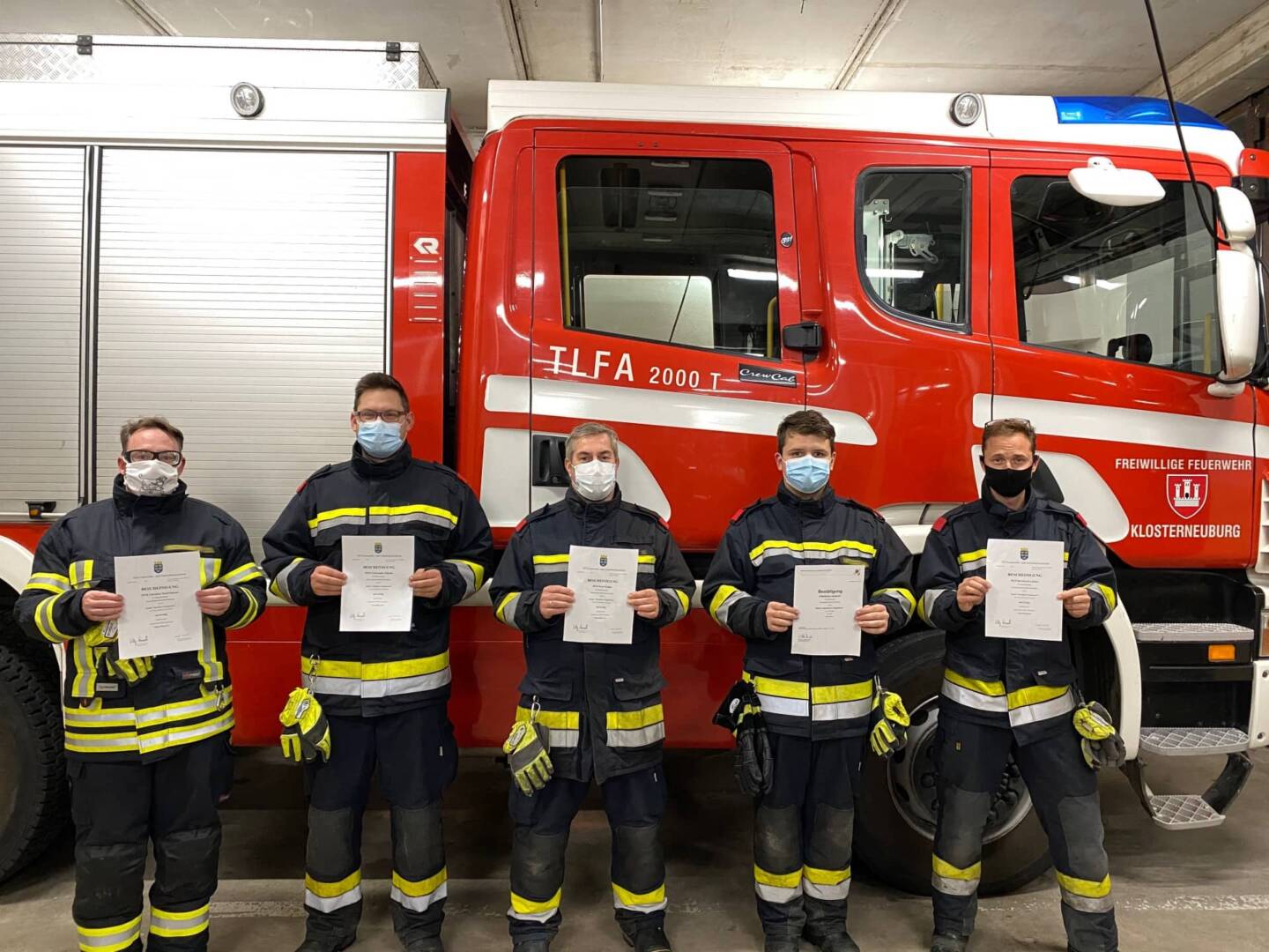 FF Klosterneuburg: Abschluss Truppmann in Klosterneuburg
