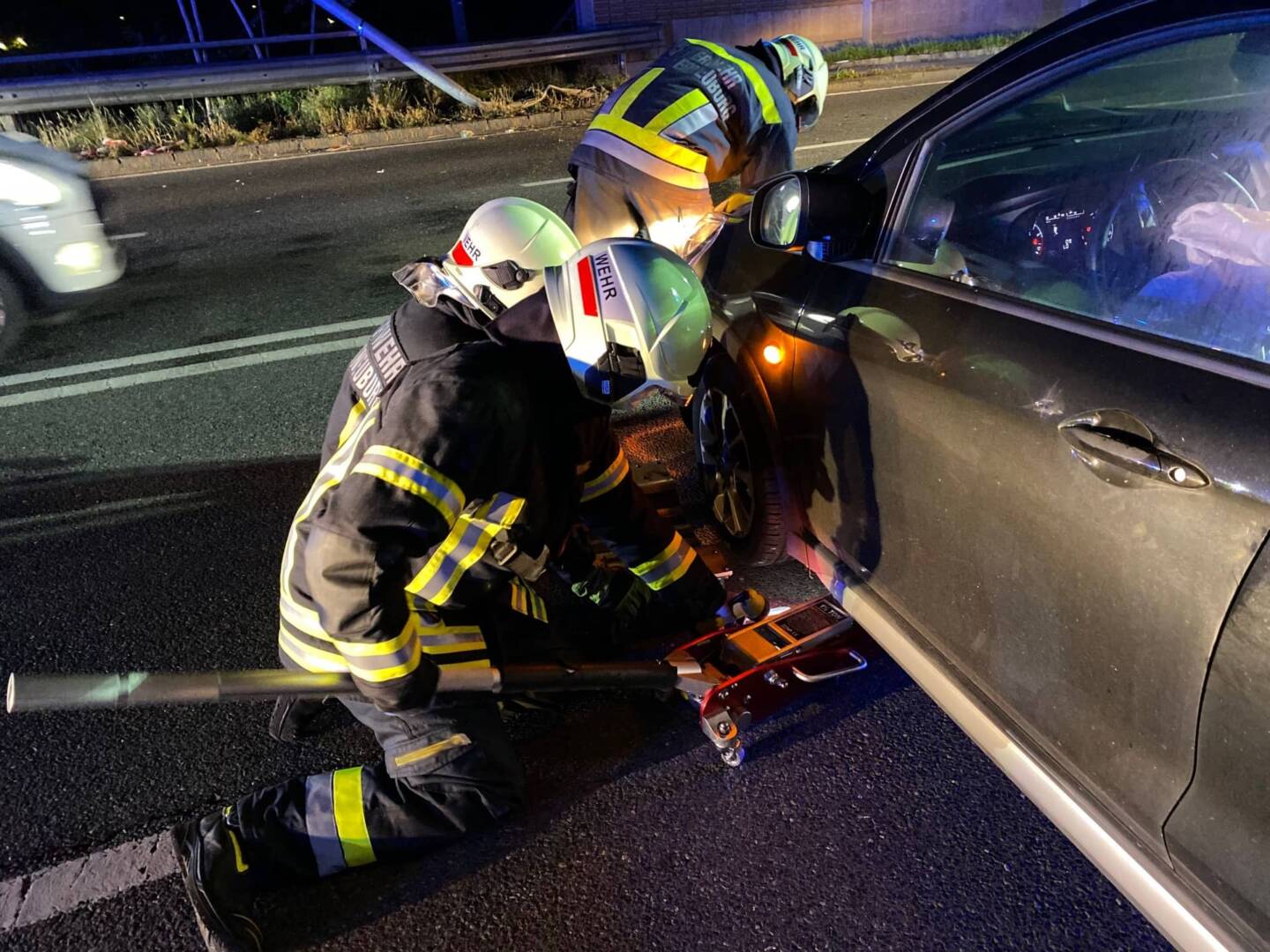 FF Klosterneuburg: Verkehrsunfall mit Personenschaden