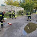 FF Ebenfurth: Defekter PKW verursachte Dieselspur