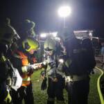 Vollbrand einer Lagerhalle