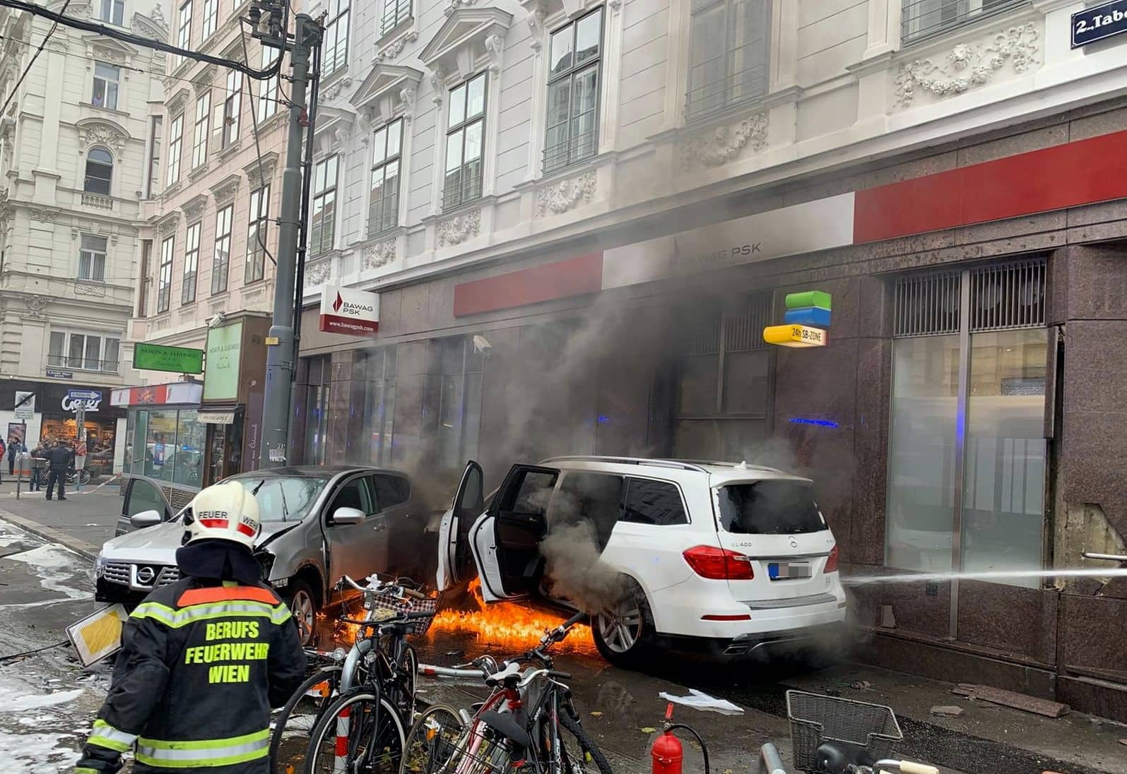 BF Wien: Verkehrsunfall in Wien-Leopoldstadt