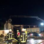 Brand einer Garage in Wolfing