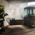 BFV Deutschlandsberg: Hackschnitzelbrand in Wildbach
