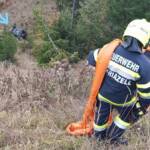 FF Mariazell: Fahrzeug am Zellerrain 60 Meter abgestürzt