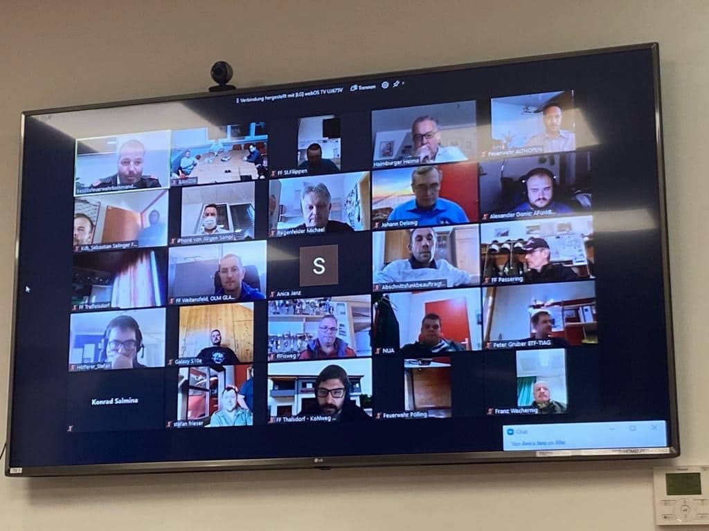 BFKdo St.Veit/Glan: Feuerwehrbezirk unterhält sich online