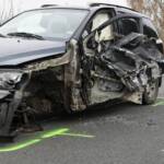 Schwerer Verkehrsunfall auf der B68