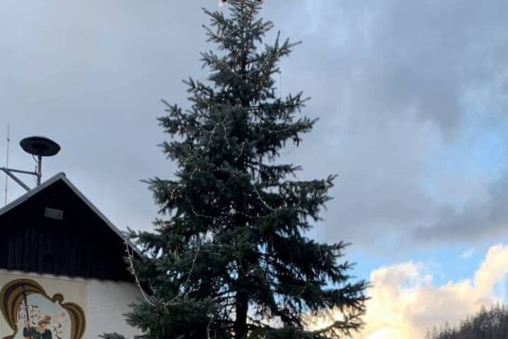 FF Bad Ischl: E-BI Vockner spendet Perneck Weihnachtsbaum