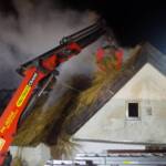 Dachstuhlbrand in Grieselstein - Steingupf