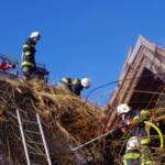 Dachstuhlbrand in Grieselstein - Steingupf