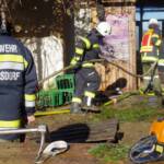 Dachstuhlbrand in Grieselstein - Steingupf