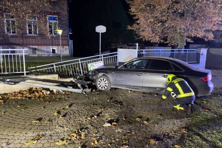 Spektakulärer Verkehrsunfall in Ebenfurth