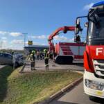 Fahrzeugbergung am Supermarktparkplatz