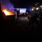 Brand auf Betriebsgelände