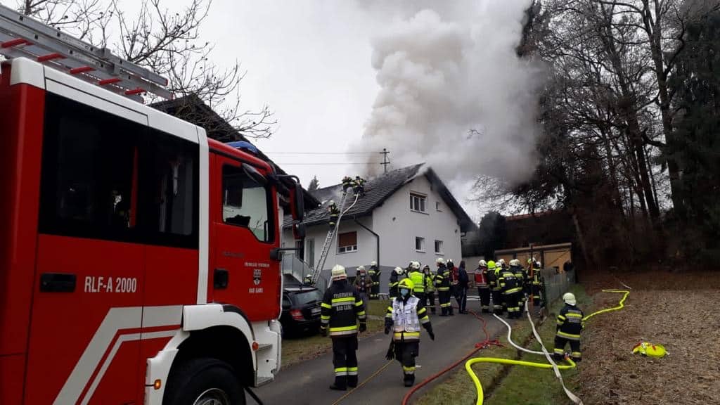 BFV Deutschlandsberg: Brandeinsatz in Bad Gams