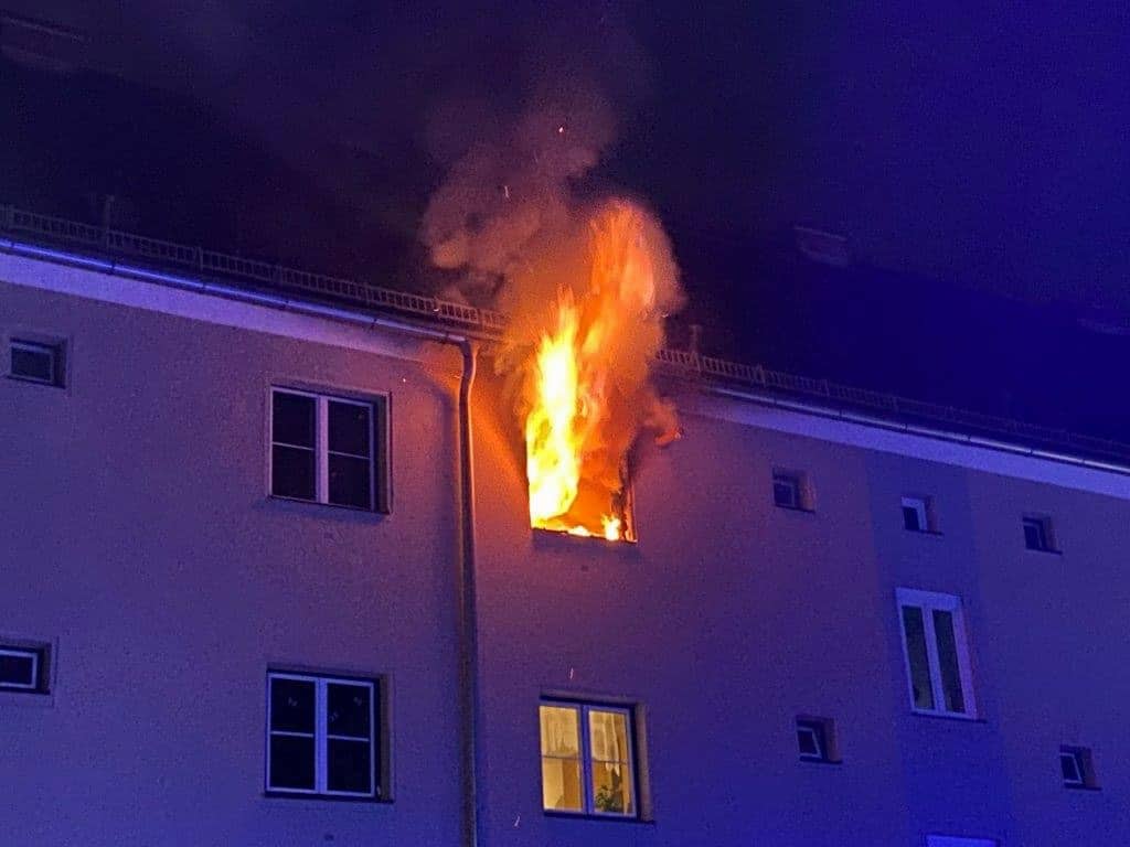 FF Leoben-Stadt: Wohnungsbrand in Leoben