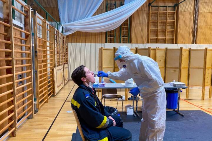BFV Deutschlandsberg: Assistenzeinsatz COVID-19 Massentestungen