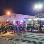Industriebrand in Kammern