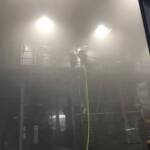 Industriebrand in Kammern