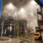 Industriebrand in Kammern