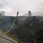 Flurbrand neben Seniorenheim rasch gelöscht