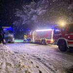 BFV Feldbach: 40t LKW-Bergung auf der L203