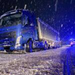 40t LKW-Bergung auf der L203
