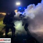 FF Oberpullendorf: Fahrzeugbrand auf der S31