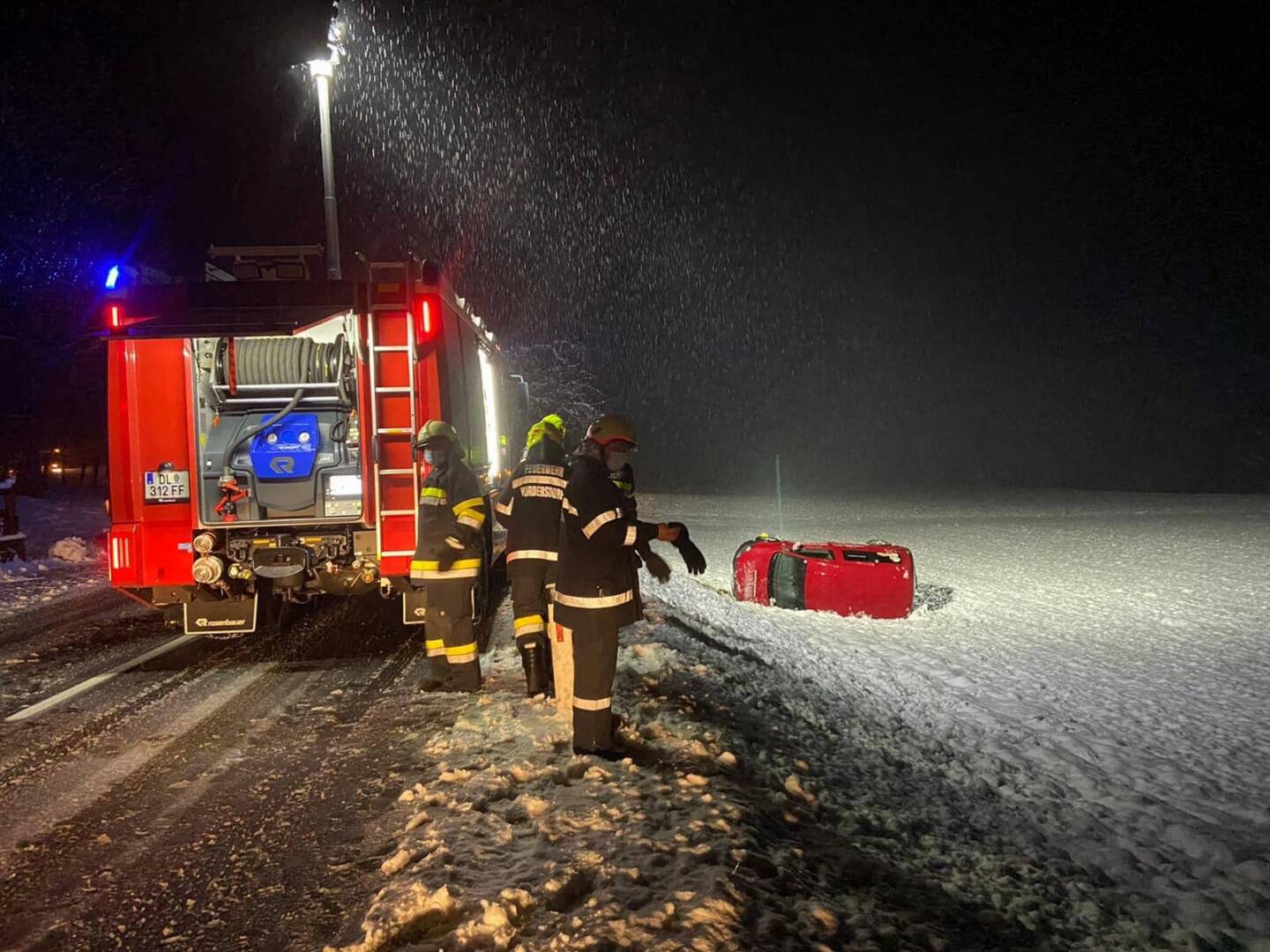 BFV Deutschlandsberg: Schneefall fordert Feuerwehren