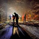 Schneefall fordert Feuerwehren