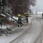 Schnee-Einsätze im Bezirk