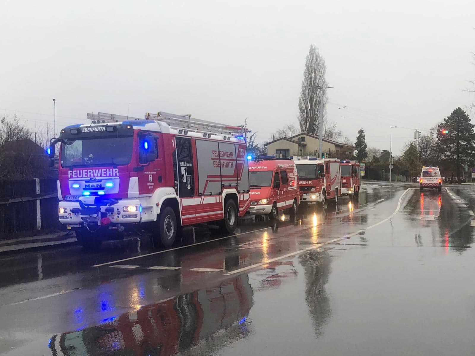 FF Ebenfurth: Brand in Hütte in Ebenfurth