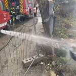 Brand in Hütte in Ebenfurth