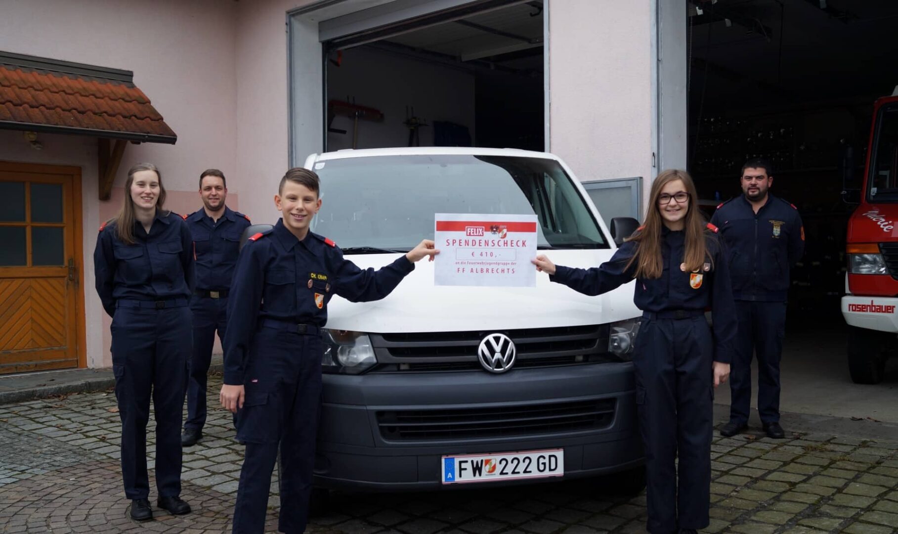 FF Albrechts: Feuerwehrjugend Albrechts erhielt Förderung
