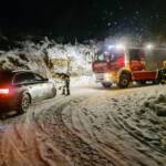 Erneute winterliche Fahrzeugbergung