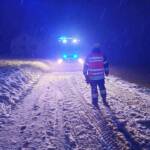 PKW Bergung wegen Schneefall