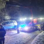PKW Bergung wegen Schneefall