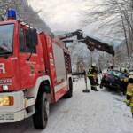 Fahrzeugbergung auf der Rettenbachalmstraße