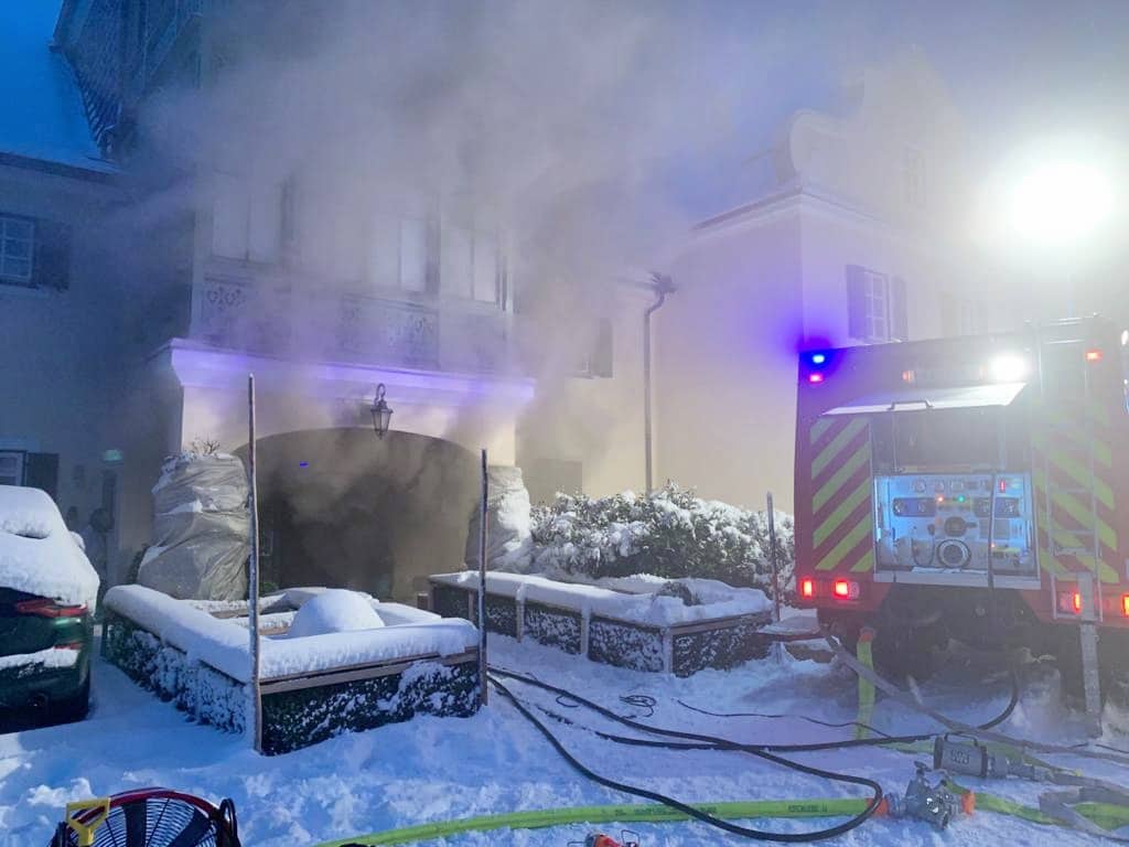 BFV Liezen: Kellerbrand in Obertressen